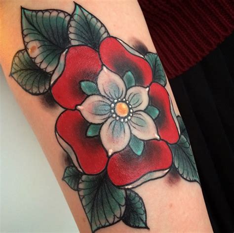 rosa tudor tattoo|tudor rose sleeve tattoo.